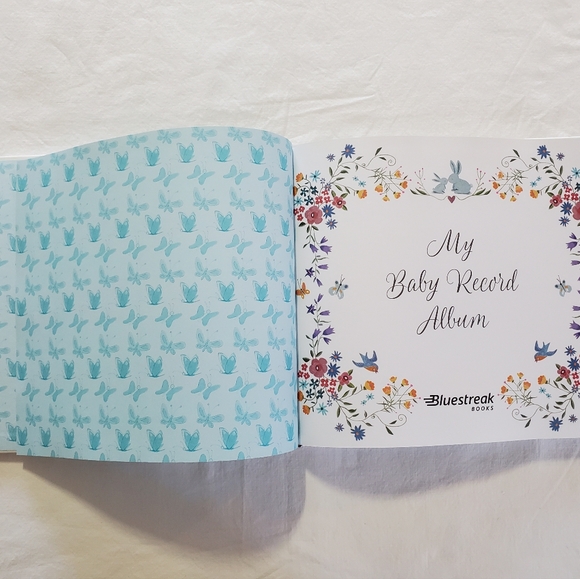 Adorable Baby Keepsake Book - "My Baby Record Album", NEW - Picture 3 of 12